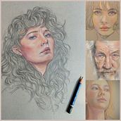 Meu projeto para o curso: Ilustração com Pastel e Lápis de Cor. Ilustração tradicional, Desenho, Desenho a lápis, Desenho realista, Desenho artístico, Artes plásticas, e Desenho de retrato projeto de siuman_only - 10.08.2024