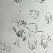 My project for course: Anatomical Drawing of Limbs, Hands and Feet Ein Projekt aus dem Bereich Artistische Zeichnung, Zeichnung, Anatomische Zeichnung, Bildende Künste, Illustration mit Tinte, Bleistiftzeichnung, Porträtzeichnung, Realistische Zeichnung, Sketchbook und Skizzenentwurf von Jesse - 10.09.2024