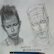 Mi proyecto del curso: Técnicas de dibujo a lápiz para retratos mediante planos. Un proyecto de Dibujo artístico, Dibujo, Bellas Artes, Dibujo de Retrato, Dibujo realista y Bocetado de Moisés Hernández - 10.09.2024