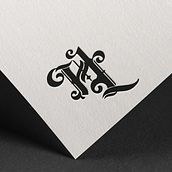 Mi proyecto del curso: Diseño de monogramas con estilo. Un progetto di Br, ing, Br, identit, Calligrafia, Graphic design e Design di loghi di Héctor Linares - 11.09.2024