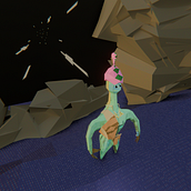 My project for course: Low Poly Character Modeling for Video Games. 3D Character Design, Video Games, 3D, 3D Modeling, and Game Design project by Emilio Viera - 09.09.2024
