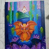 Mi proyecto del curso: Técnicas de color e iluminación con pintura acrílica. Creativit, Traditional illustration, Painting, Acr, and lic Painting project by Krismar Ordosgoiti - 09.11.2024