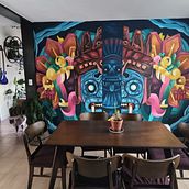 Mi proyecto del curso: Introducción a la pintura mural decorativa. Acr, lic Painting, Decorative Painting, Digital Illustration, Painting, and Street Art project by giseljicas_48 - 08.12.2024
