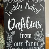 My project for course: Freehand Lettering for Blackboard Art. Drawing, H, Lettering, Traditional illustration, and Lettering project by Kat Jefferies - 09.05.2024