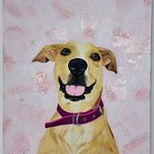Mi proyecto del curso: Retrato realista de mascotas con pintura al óleo. Fine Arts, Naturalistic Illustration, Painting, and Oil Painting project by Catherin Garnica - 09.11.2024