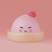 Mi proyecto del curso: Creación de personajes kawaii en 3D con Blender. 3D Modeling, Character Design, Digital Illustration, Traditional illustration, and Manga project by Denise Glez - 09.11.2024