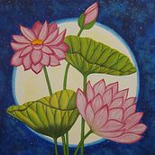 My project for course: Botanical Painting with Acrylic. Fine Arts, Traditional illustration, Painting, Acr, lic Painting, and Botanical Illustration project by Latika Kapoor - 09.11.2024