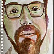 My project for course: Artistic Portrait with Watercolors. Fine Arts, Portrait Drawing, Painting, and Watercolor Painting project by mayada_moheb - 12.25.2023