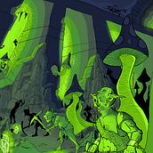 Il mio progetto del corso: Pittura atmosferica con Procreate: dal concept al colore. Un proyecto de Dibujo digital, Ilustración digital e Ilustración editorial de Alessio Capaldini - 09.09.2024