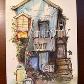 My project for course: Expressive Architectural Sketching with Colored Markers. Een project van  Architecturale illustratie,  Tekening,  Illustratie met inkt, Sketchbook y  Schetsen van Shirley Tang - 13.09.2024