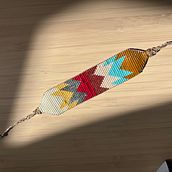 Mi proyecto del curso: Diseño y creación de joyería con mostacillas. Un progetto di Artigianato, Design di accessori, Design di gioielli e Fiber Art di mariaacosta82 - 14.09.2024