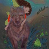 My project for course: Children’s Illustration with Procreate: Paint Magical Scenes. Children's Illustration, Digital Illustration, Digital Painting, and Picturebook project by plumplumhandmade - 09.14.2024