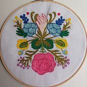 Mi proyecto del curso: Técnica de bordado con paso atrás. Un progetto di Ricamo e Textile Design di jimenezrodriguezpilar - 14.09.2024