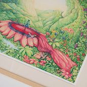 Transparency, color pencils on paper 29 x 36 cm. Naturalistic Illustration, Artistic Drawing, and Drawing project by bogumila.sierocka - 09.14.2024