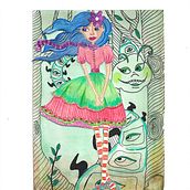 Meu projeto do curso: Introdução à ilustração infantil. Fine Arts, Painting, Traditional illustration, Drawing, Watercolor Painting, Pencil Drawing, Children's Illustration, and Narrative project by Daisy Melo - 09.14.2024