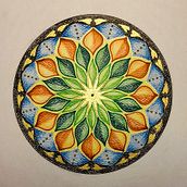 My project for course: Painting Mandalas with Professional Techniques. Acr, lic Painting, Drawing, and Painting project by Natalia Kesa - 09.15.2024