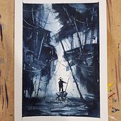 Meu projeto do curso: Pintura expressiva com aquarela: crie ilustrações envolventes. Un progetto di Belle arti, Pittura e Pittura ad acquerello di Zé Leite - 15.09.2024