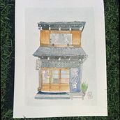 My project for course: Watercolor Urban Illustration: Portray your City. Ilustração arquitetônica, Desenho, Pintura, e Pintura em aquarela projeto de Jenny Cho - 15.09.2024