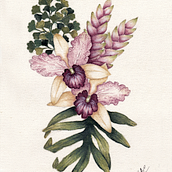 My project for course: Artistic Techniques for Illustrating Nature. Un projet de Peinture acr, lique, Illustration traditionnelle, Aquarelle, Illustration botanique, Dessin aux cra, ons de couleur et Illustration à l'encre de Irina Cara Carina - 15.09.2024