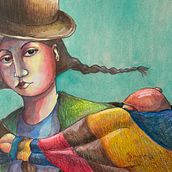 My project for course: Illustration and Character Development with Watercolor. Un progetto di Character design, Illustrazione tradizionale, Pittura e Pittura ad acquerello di Gabriela - 14.09.2024
