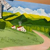 My project for course: Travel Sketchbook Illustration with Gouache. Drawing, Gouache Painting, Painting, and Sketchbook project by Maria Fabre - 09.14.2024