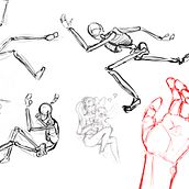 PRACTICAS ANATÓMICAS. Fine Arts, Drawing, Pencil Drawing, Realistic Drawing, Figure Drawing, and Sketching project by Paloma Yesenia Montiel Castro - 09.16.2024