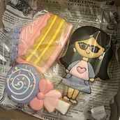 Mi proyecto del curso: Decoración de galletas con royal icing para principiantes. Design, DIY, Pintura, e Confeitaria projeto de cortes_pris02 - 14.02.2024