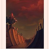 Trench (Steamforce Proyect) . Ilustrație digitală, Artă conceptuală și Pictură digitală de Sara Nieto Herrero - 09.16.2024