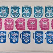 My project for course: Introduction to Block Printing. Een project van Craft, Graveren, Traditionele illustratie, Patroonontwerp, Printen y Textielprinten van aegpicard - 16.09.2024