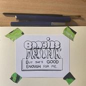 My project for course: Hand-Lettering Sketchbook: Techniques to Unlock Creativity. Creativit, Drawing, H, Lettering, Sketchbook, and Sketching project by roberts_a_charlie - 09.16.2024