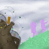 Meu projeto do curso: Criação de livro infantil ilustrado no Adobe Photoshop. Drawing, Editorial Design, Traditional illustration, Children's Illustration, Narrative, Stor, board, and Picturebook project by peedrobarcellos - 08.29.2024