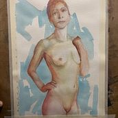 Mi proyecto del curso: Figura humana en acuarela. Un progetto di Belle arti, Disegno anatomico, Disegno realistico, Illustrazione tradizionale, Pittura e Pittura ad acquerello di webconsultas - 15.09.2024