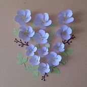 Mi proyecto del curso: Diseño de flores realistas en papel Ein Projekt aus dem Bereich Kartonmodellbau, Dekoration von Innenräumen und DIY von Pilar De Peña - 18.09.2024