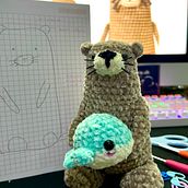 Mi proyecto del curso: Crochet: crea y transforma tus amigurumis. Amigurumi, Arts, Crafts, Crochet, DIY, Fiber Arts, Textile Design, To, and Design project by Texia Deb Pavez - 09.17.2024
