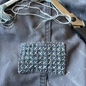 Jetzt macht das Reparieren der Arbeitshosen endlich Spaß!. Artesanato, e Bordado projeto de Andrea Gunkler - 18.09.2024