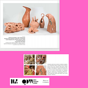 Design Week 2023, exposición de cerámica Tandem. Colección: "Terrajes". Sculpture, and Ceramics project by Adriana Hernández López - 09.18.2024