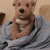 My project for course: Knitting Realistic Stuffed Animals: Make a Puppy from Yarn . DIY, Seni Serat, Merajut, Dan Desain Tekstil proyek oleh novel20022 - 09.18.2024