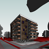 Mi proyecto del curso: Modelado de edificios paramétricos con Revit. Un progetto di 3D, Architettura, Architettura digitale, Architettura d'interni, Modellazione 3D e ArchVIZ di Josue Olivos Lucas - 17.09.2024