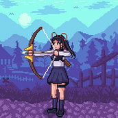 Mi proyecto del curso: Introducción al diseño de personajes en pixel art. Character Design, Video Games, Pixel Art, and Game Design project by imagin1hst - 09.17.2024