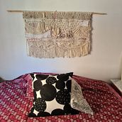 Cabecero de cama. Artesanato, Design de acessórios, Design de interiores, Decoração de interiores, Macramê, Tecido, e Design têxtil projeto de Susana V - 20.09.2024