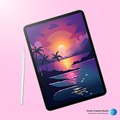 Sunset . % Vívian Andrade tarafından hazırlanan Dijital İllüstras, Ve on projesi - 01.04.2024