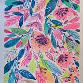 Artistic Floral Watercolor: Connect with Nature. Projekt z dziedziny R, sunek botaniczn, Kompoz, cje kwiatowe i botaniczne, Malowanie akwarelą,  Malarstwo i  Sztuki piękne użytkownika Juliana Buglia - 20.09.2024