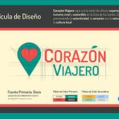 Corazón Viajero logo. Br, ing, Identit, Design, Logo Design, and Graphic Design project by Luis Araya Madrigal - 09.09.2024