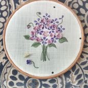 Mon projet du cours : Broderie stumpwork : créez des ornements en 3D. Un proyecto de Diseño de joyas, Bordado y Diseño textil de Emilie - 21.09.2024