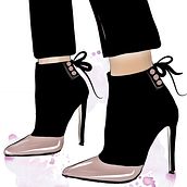 Zapatos Botin de Tacón. Shoe Design project by appel_chocolate - 09.21.2024