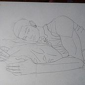 Meu projeto do curso: Desenho expressivo da figura humana: explore formas e cores. Projekt z dziedziny  R, sunek, R, sunek anatomiczn,  Sztuki piękne, Malowanie gwaszami, R, sunek ołówkiem, Portret, R, sunek realist i czn użytkownika Mayrla Karla Gonçalves silva - 22.09.2024