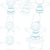 Meu projeto do curso: Fábrica de personagens ilustrados. Un progetto di Character design, Illustrazione tradizionale, Illustrazione digitale, Illustrazione infantile e Narrativa di Brenda Dos Santos Nardy Rocha - 23.09.2024