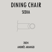 Sedia Chair. Design, Furniture Design, Making, Industrial Design, and Product Design project by etoarango - 09.23.2024
