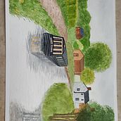 By the canal. Painting project by jutta_atkinson - 09.23.2024