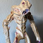 Mein Abschlussprojekt für den Kurs: Kreaturendesign und Bildhauerei für den Film. Un progetto di Artigianato, Character design, Arte concettuale, Belle arti e Scultura di slyyyykeeee - 23.09.2024